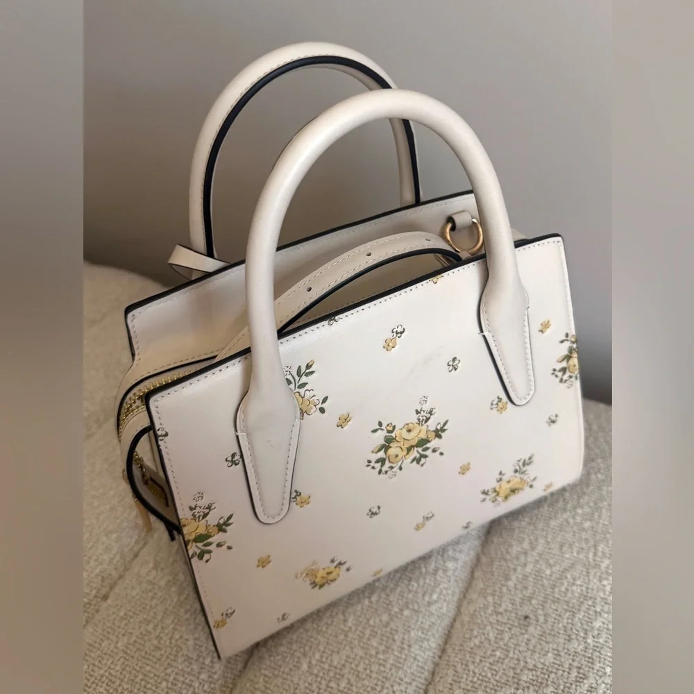 Coach Andrea Carryall Bag With Floral Print - Picture 4 of 6